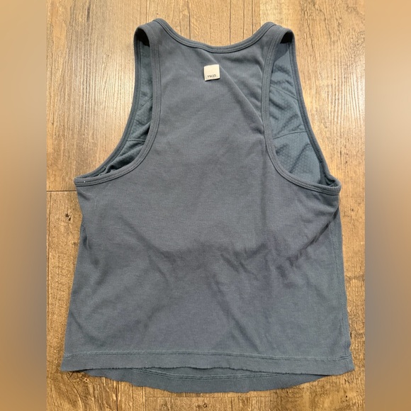 Vuori Pose Plyo Rib Tank Top - Women's Slate Blue Small - Picture 4 of 7